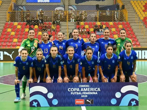 Argentina lidera el Grupo B en la Copa América Futsal Femenina