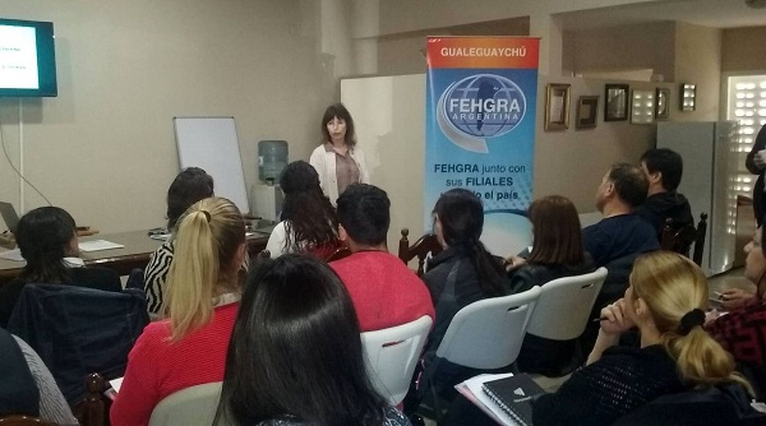 Se realizó una capacitación para el sector gastronómico