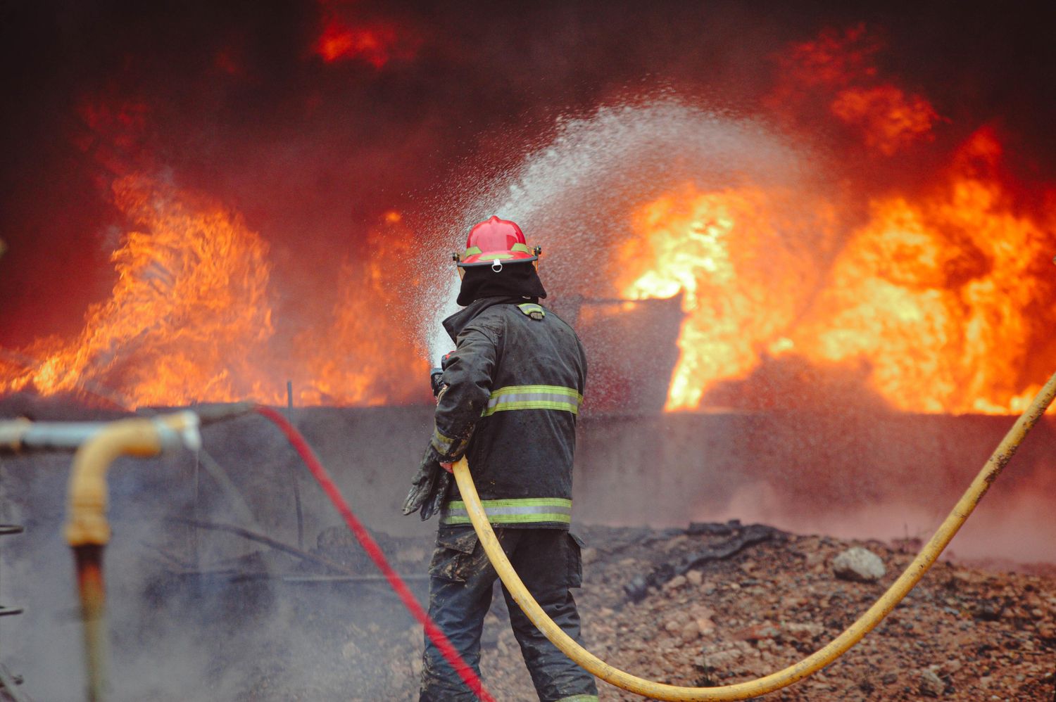 El incendio de la planta Resyder, ubicada en el Parque Industrial, conmocionó a la ciudad el 20 de agosto de este año.