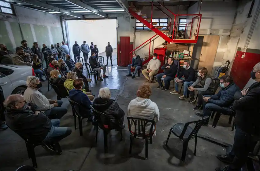 Montenegro se reunió con los vecinos del barrio El Gaucho