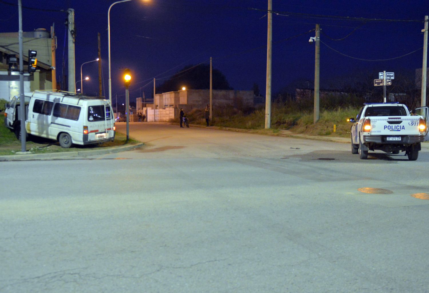 El hecho ocurrió en el cruce de avenida Lunghi y Azucena.