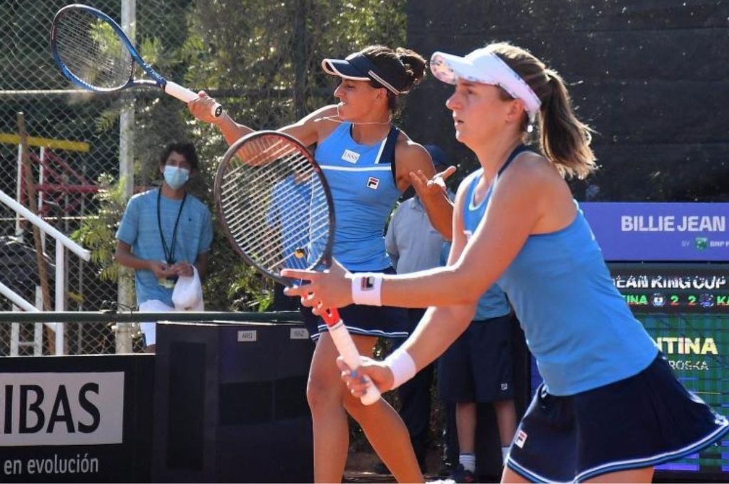 Nadia Podoroska se mide con Beatriz Haddad Maia en la Copa Billie Jean King