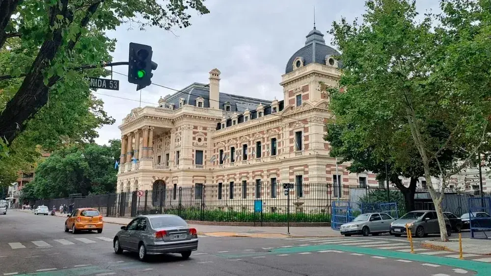 El Palacio de Gobierno de la Provincia de Buenos Aires.