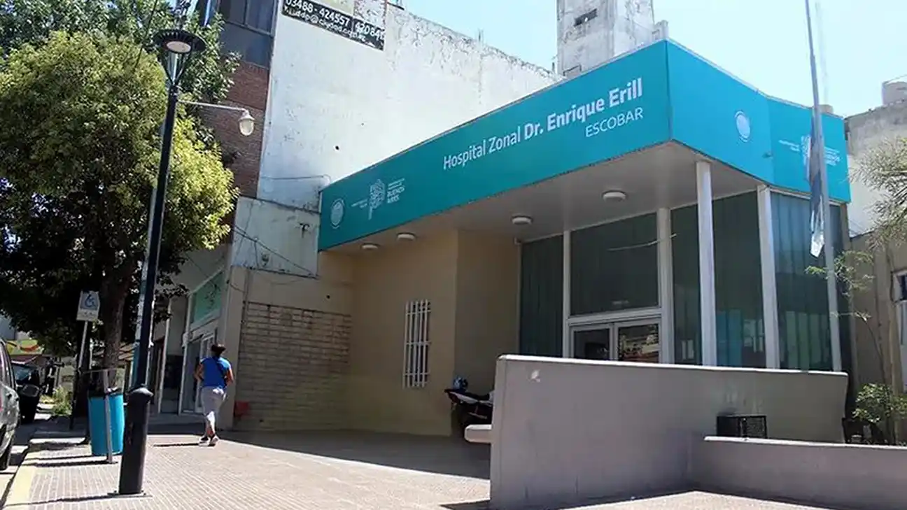 El hombre estuvo varios días internado en el Hospital de Escobar.