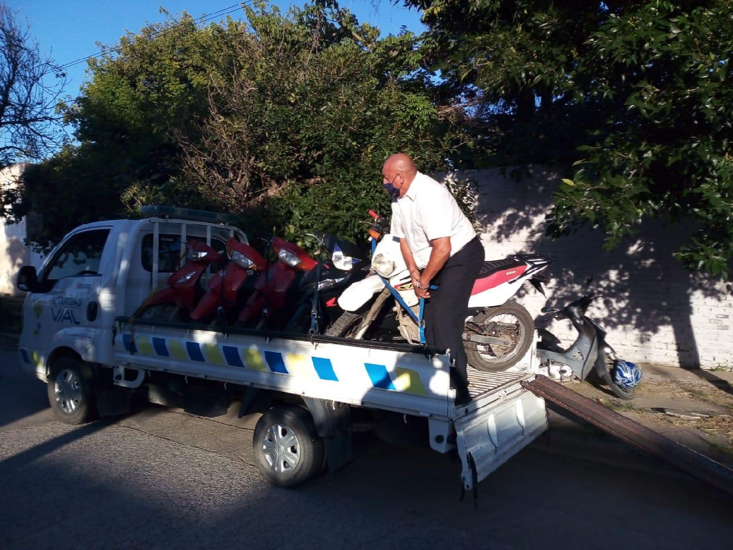 18 motos y un automóvil secuestrados en controles de tránsito este jueves