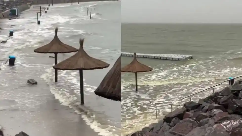 Se registró una crecida en la laguna Mar Chiquita tras las intensas lluvias