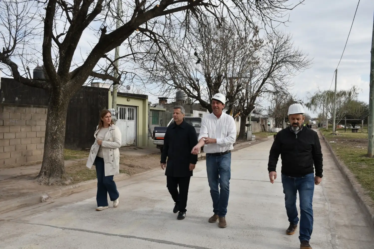 pavimento barrio Parque