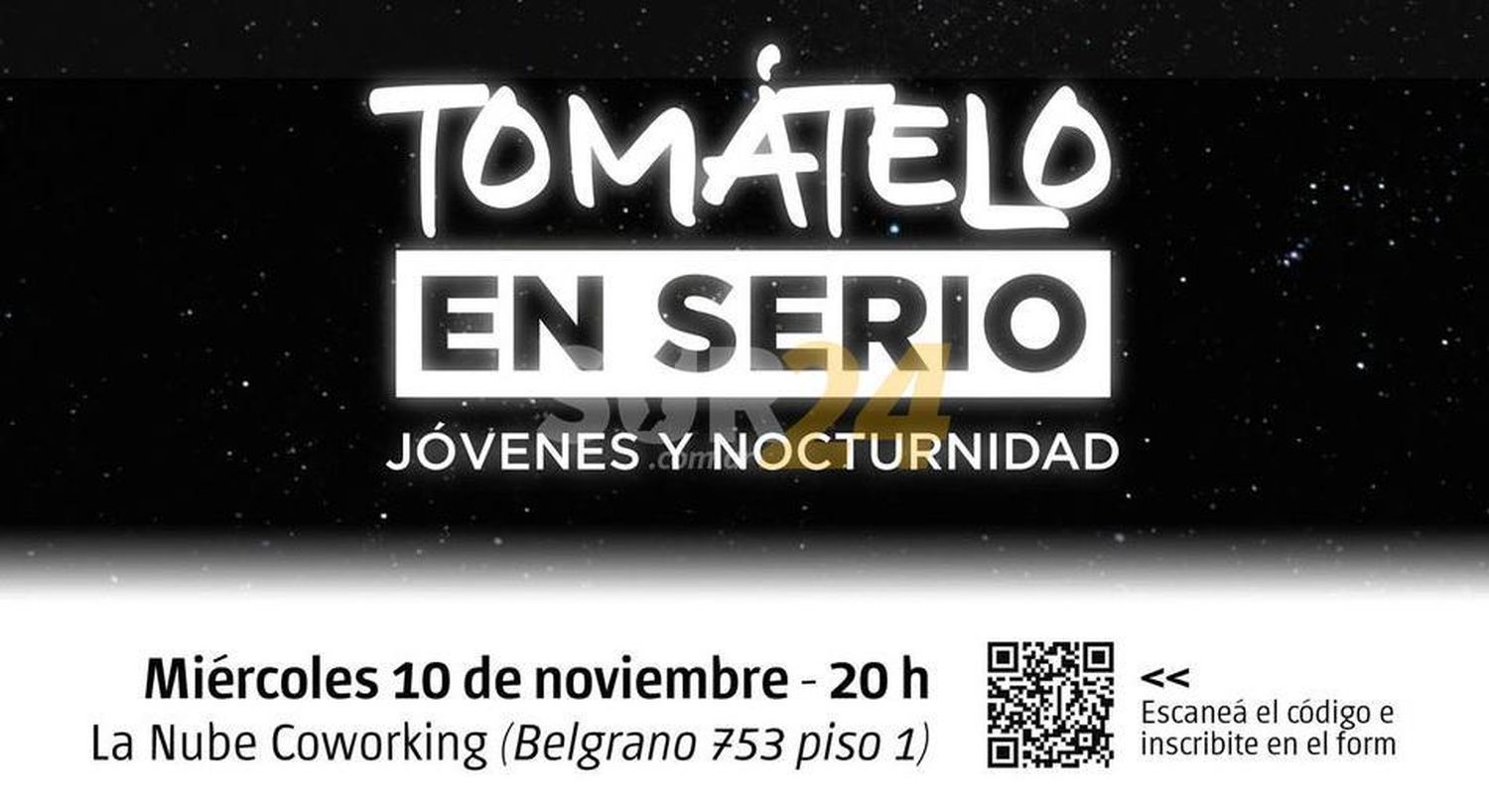 Encuentro de jóvenes para pensar la “noche venadense”