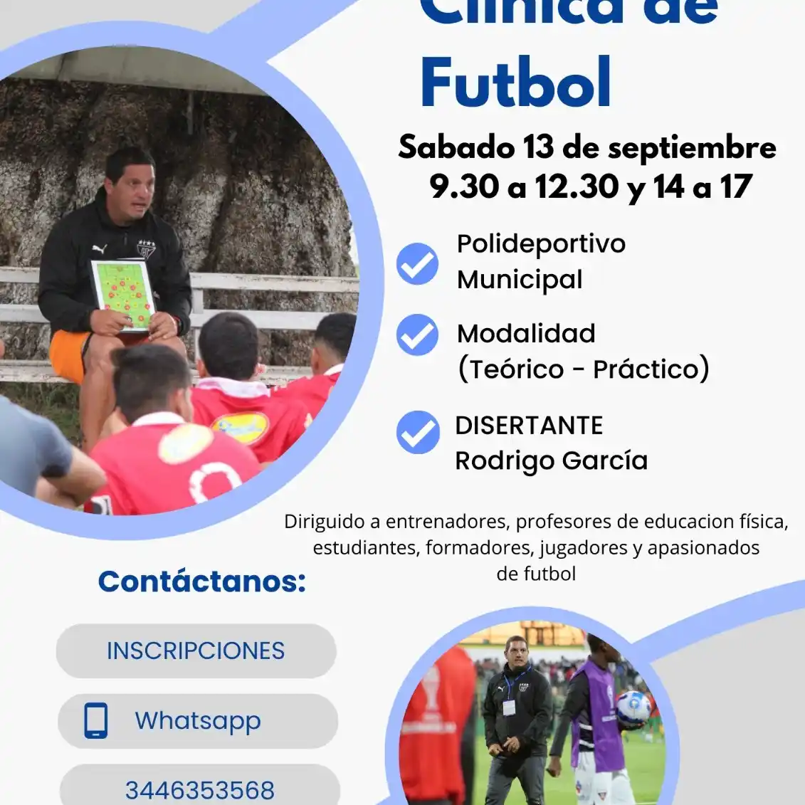 Fabián Esquivel: “Tener las copas en Larroque será un recuerdo imborrable para todos”