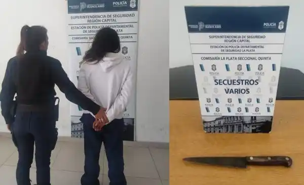 En el cacheo se le incautó una cuchilla. FOTO: El Día.