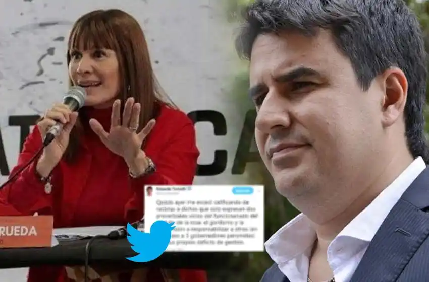 Toniolli le pidió disculpas a Rueda: «Quizás me excedí calificando de racistas a sus dichos»