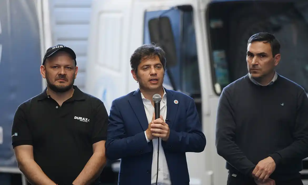 Kicillof: “Milei está rifando el trabajo argentino y la industria nacional”