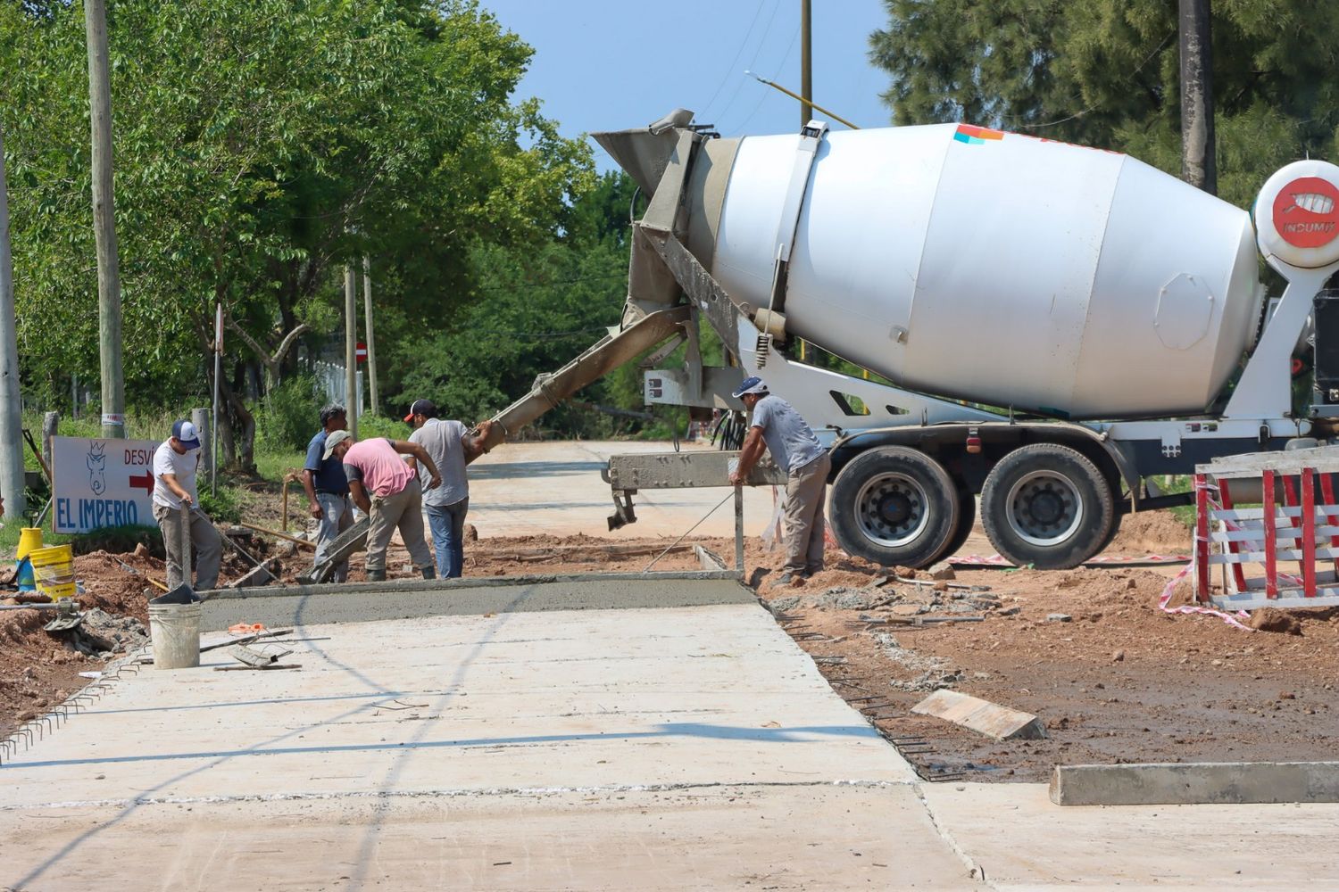 Con un avance de obra del 95% se consolida calle Perón