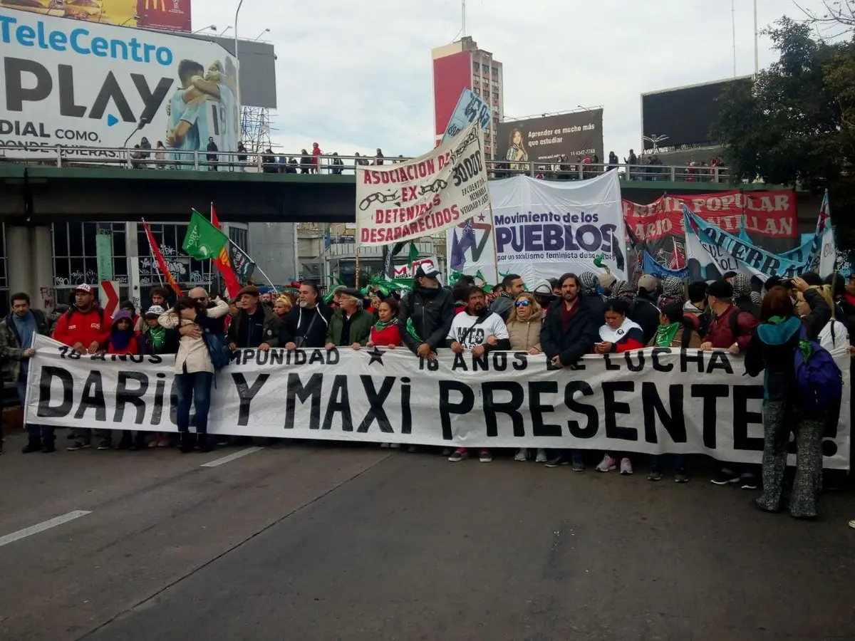 A 16 años del asesinato de Kosteki y Santillán: Apuntaron a los responsables políticos de la masacre