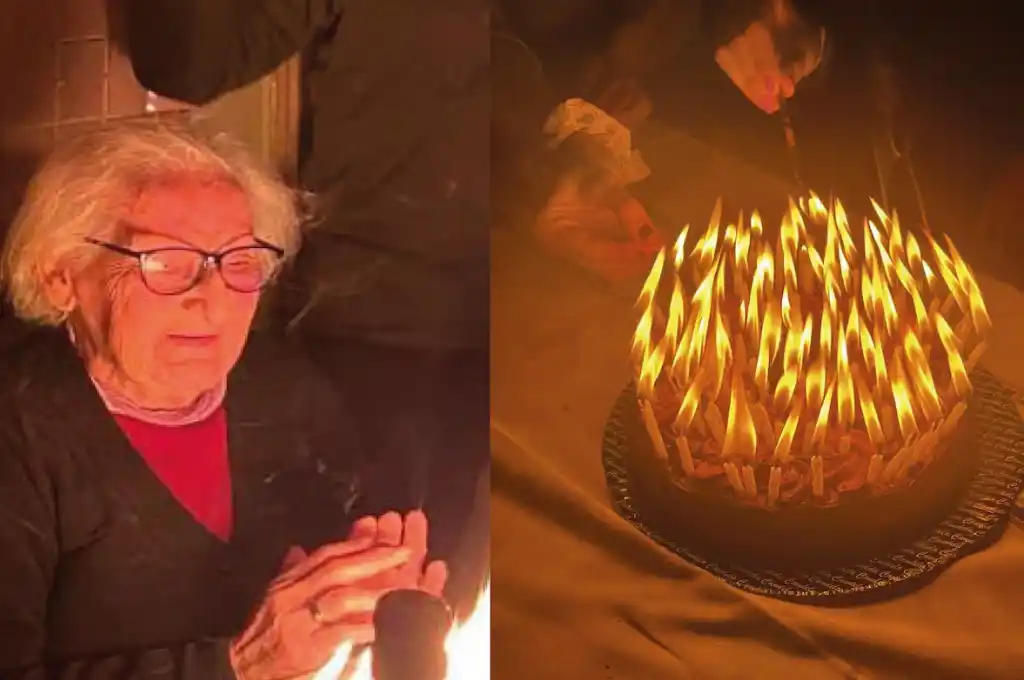 El video del cumpleaños de la abuela causó revuelo en las redes sociales. (Video: Twitter/@1924_2004).