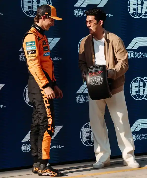 El piloto de McLaren, Oscar Piastri consiguió su primera pole position en el Gran Premio de China. Fotografía: Agencia Noticias Argentinas / @F1