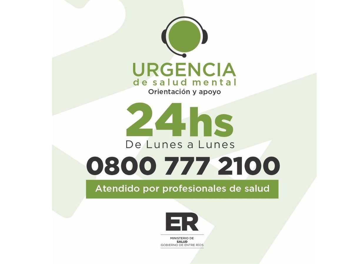 Entre Ríos encabeza estadística de suicidios: Gualeguay la quinta ciudad de la provincia