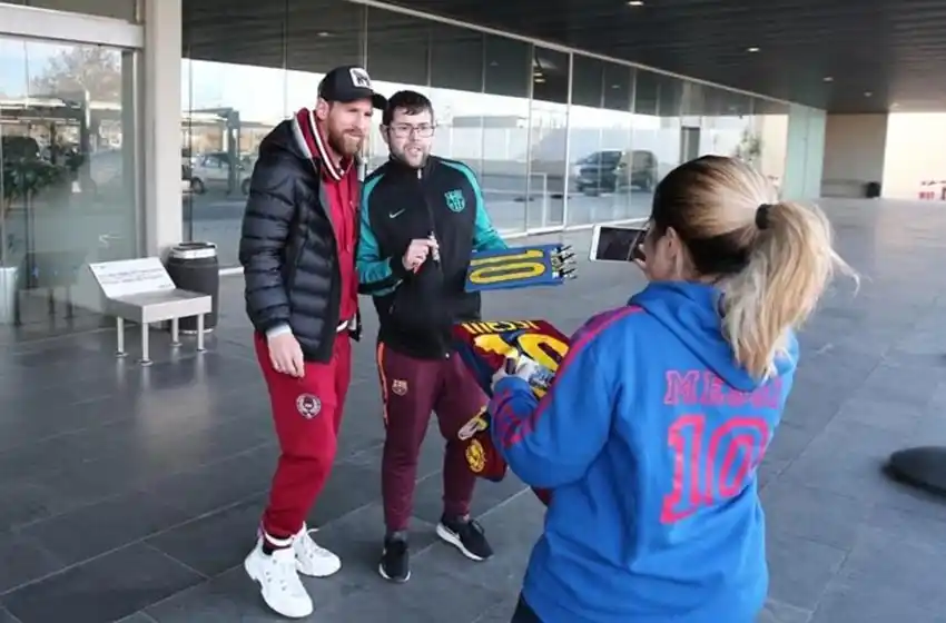 Messi visitó al nutricionista