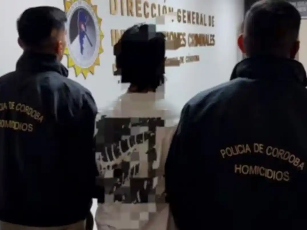 El momento de la detención de Martínez (foto: Cadena 3)