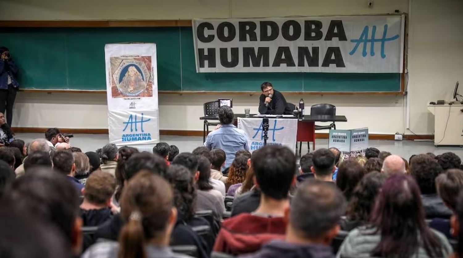 Juan Grabois en Córdoba para presentar su libro "Argentina Humana".