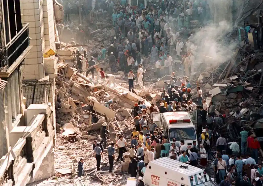 La Embajada de Israel, tras el atentado