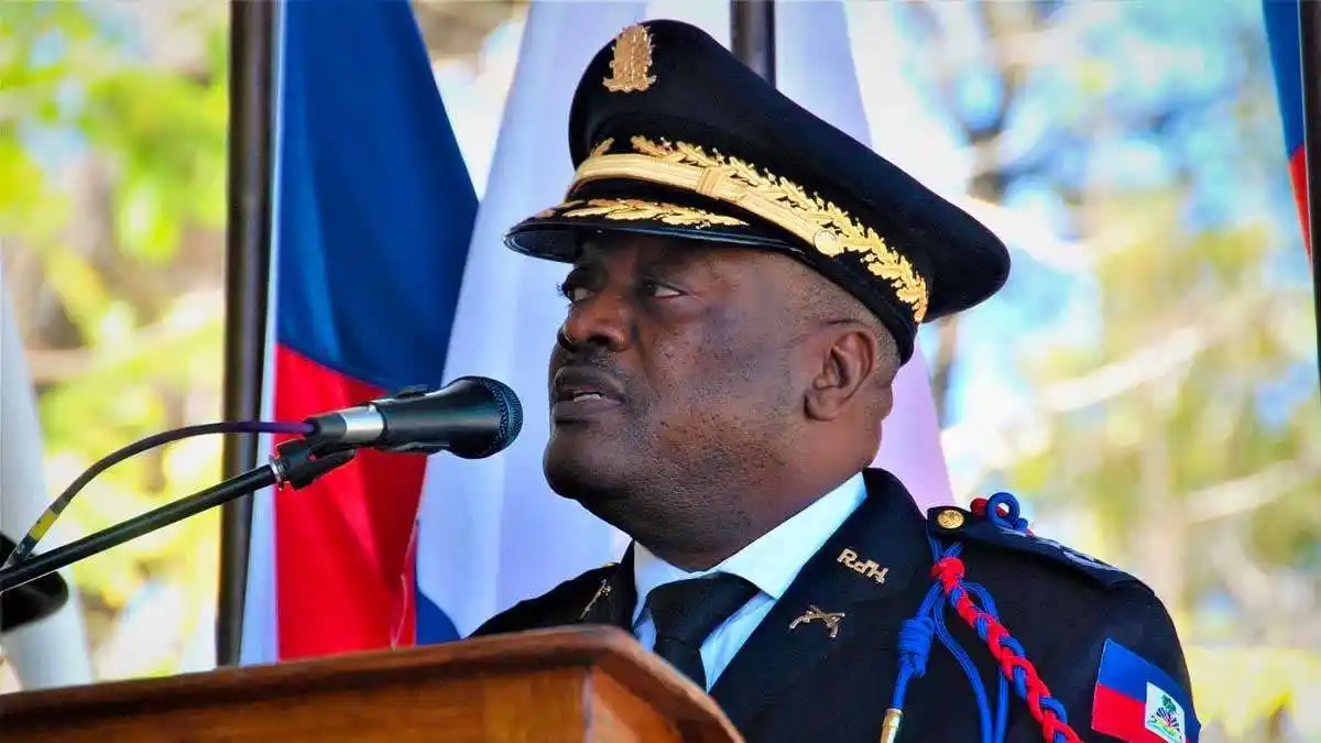 Frantz Elbé, director de la Policía Nacional de Haití.