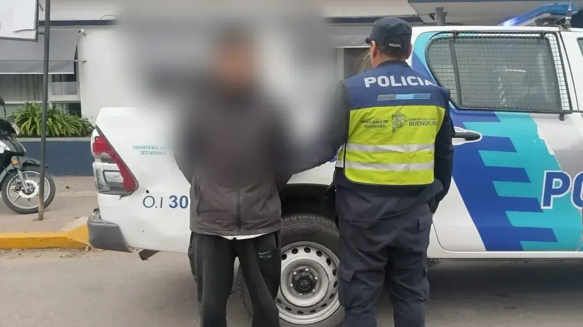 El hombre fue aprehendido