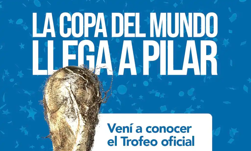 Pilar será la primera ciudad del país en recibir a la Copa del Mundo