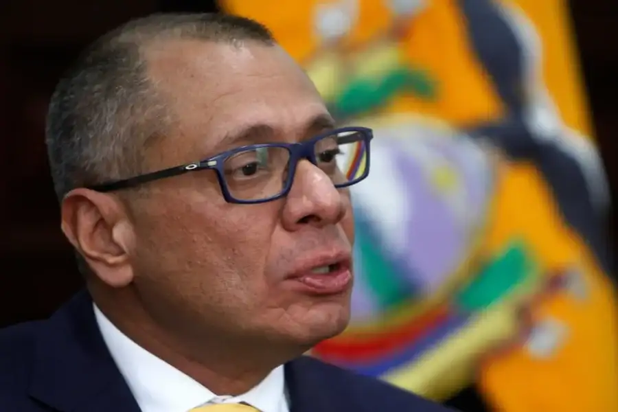 Xx vicepresidente ecuatoriano Jorge Glas,  condenado por corrupción, permanecía en la sede diplomática mexicana