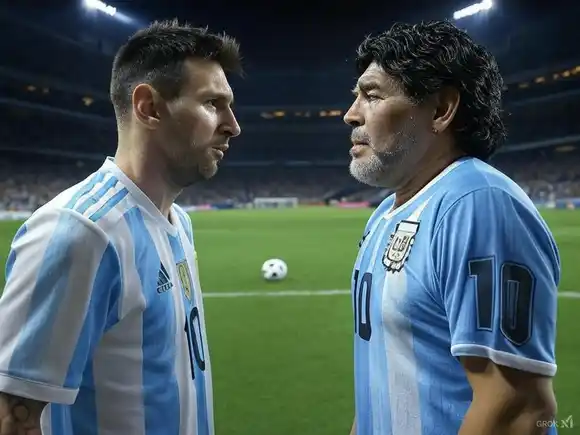 ¿Quién es mejor? ¿Messi o Maradona?: la IA ya tomó su decisión