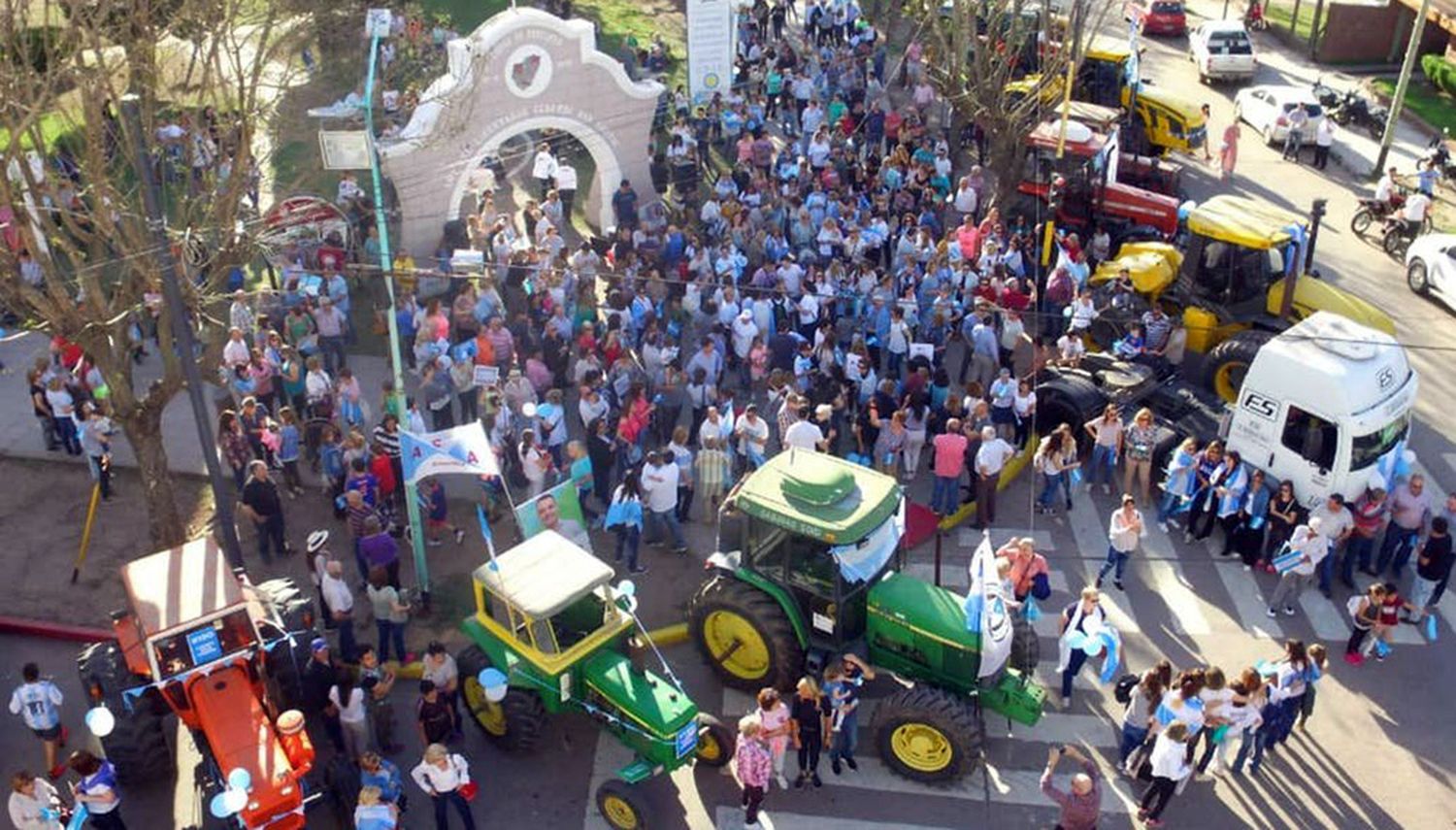 Así fue la participación del campo en la “Marcha del Millón” en apoyo a Macri