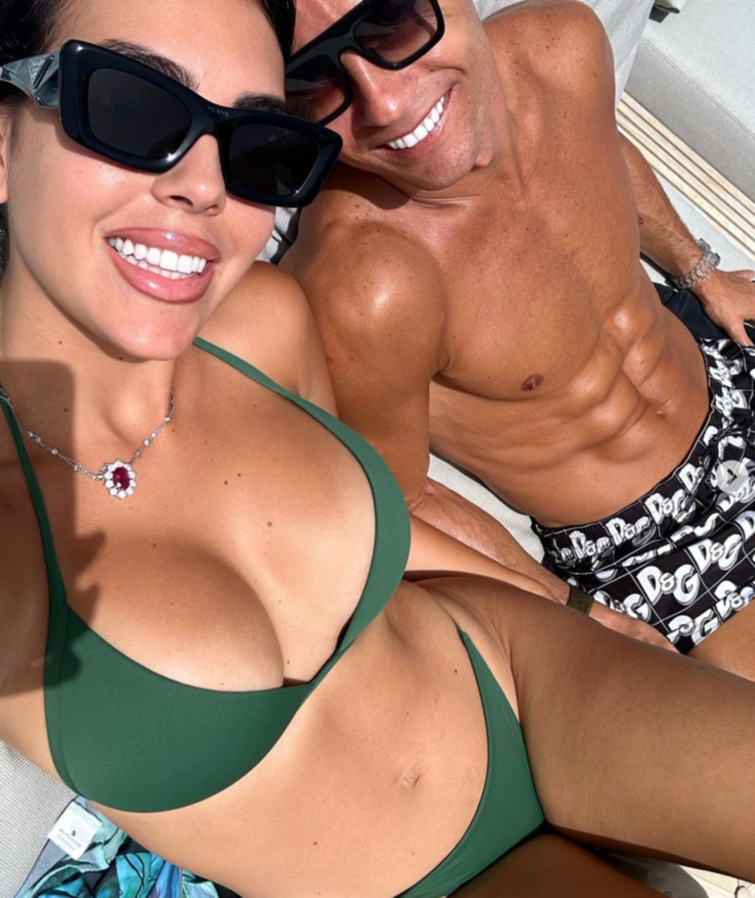 Las románticas vacaciones de Georgina Rodríguez y Cristiano Ronaldo