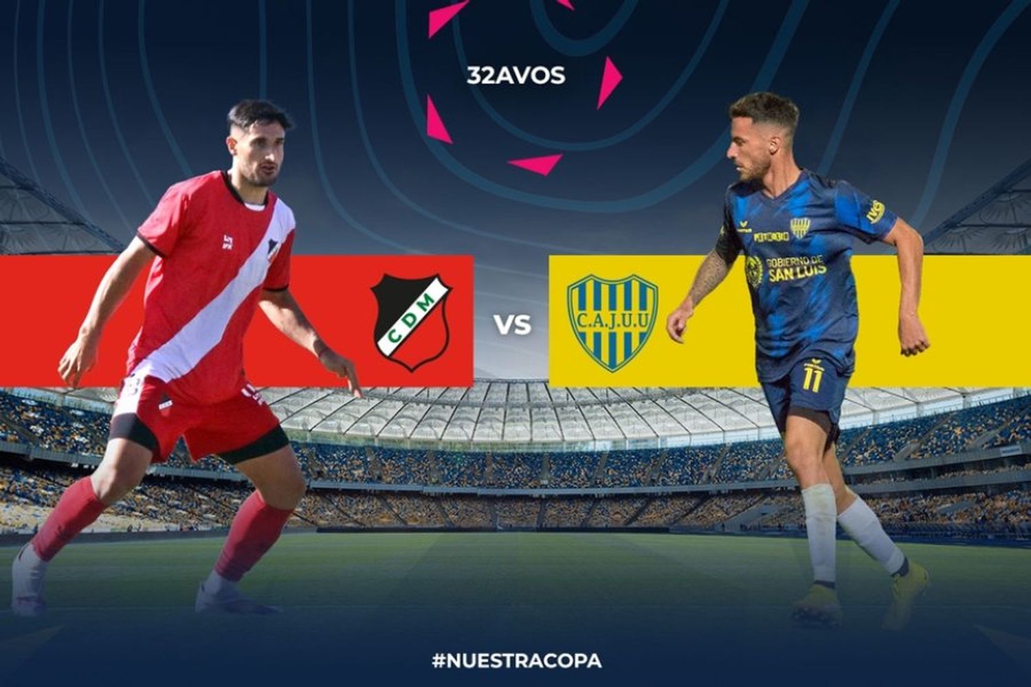 Deportivo Maipú - Juventud Unida (SL) se enfrentan por la Copa Argentina