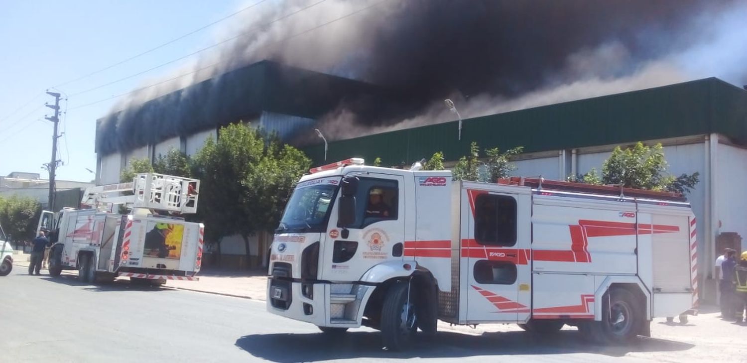 Dramático incendio en Soychú 