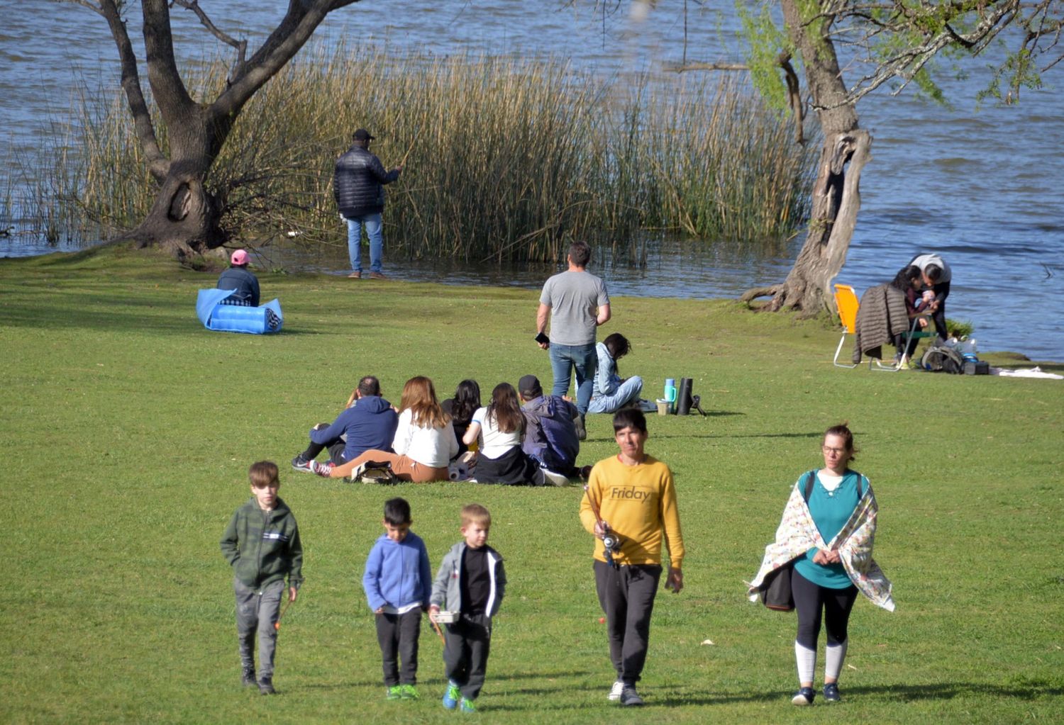 Y nivel de reserva es bajo y los turistas llegan "sobre la fecha".