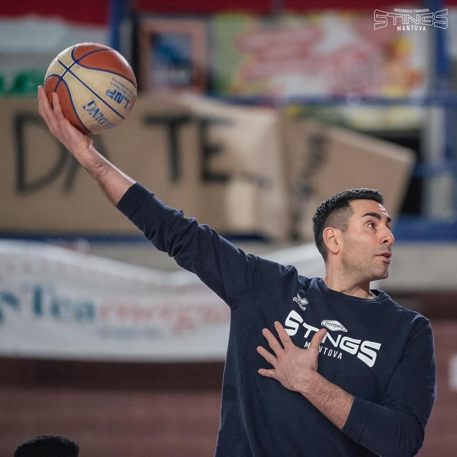 Ghersetti afronta otra temporada en el básquetbol italiano.