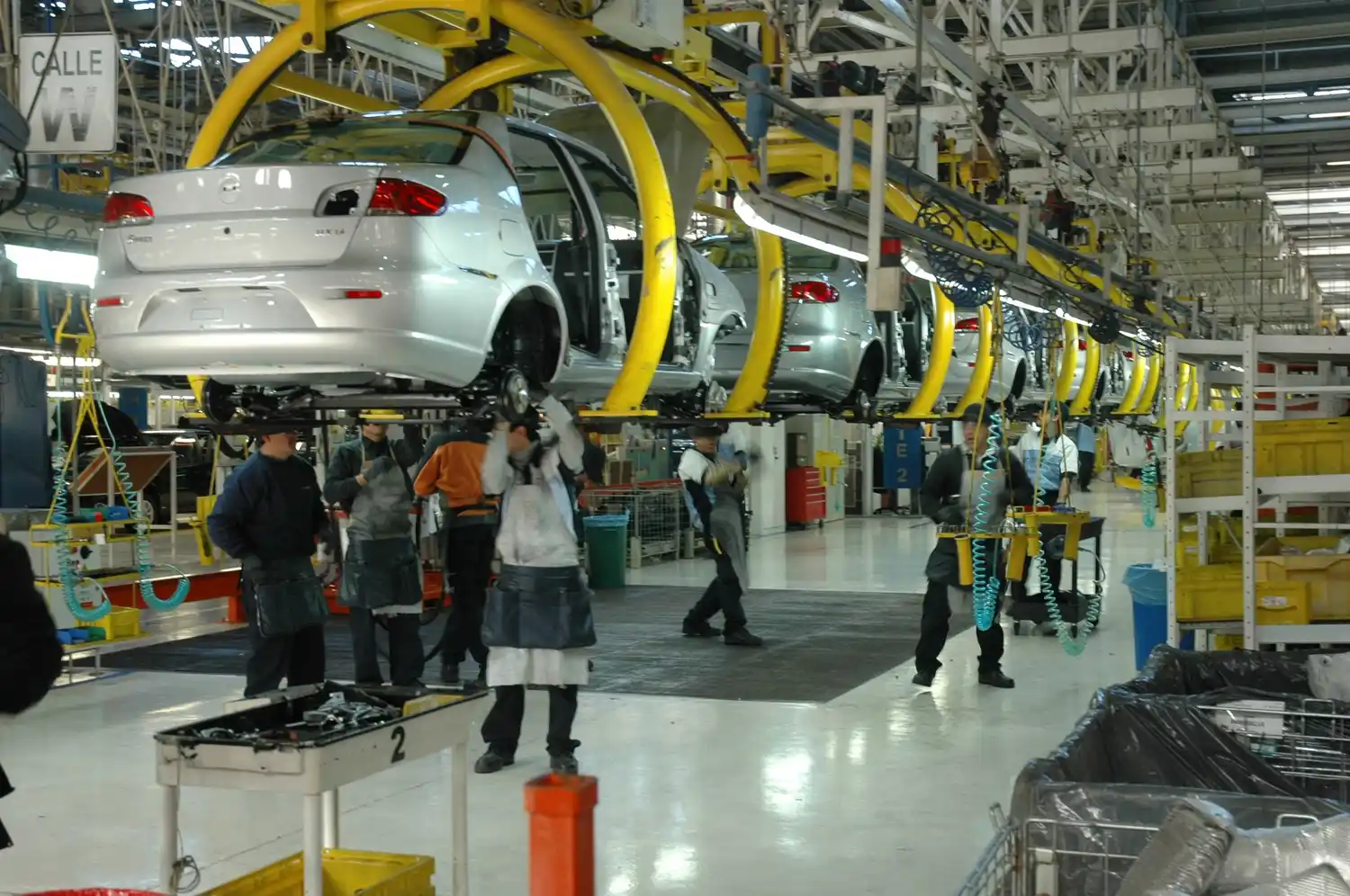Fuerte caída de la producción automotriz en septiembre