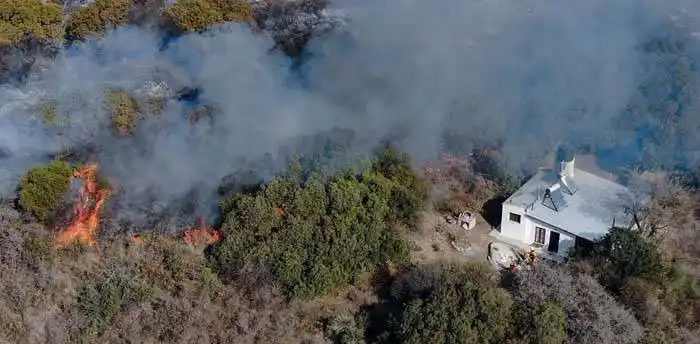 El fuego volvió a ensañarse con las sierras cordobesas