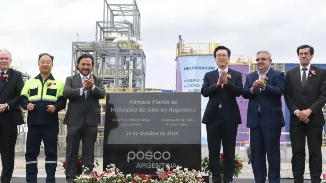 Se inauguró en Salta la primera planta comercial de producción de hidróxido de litio del país