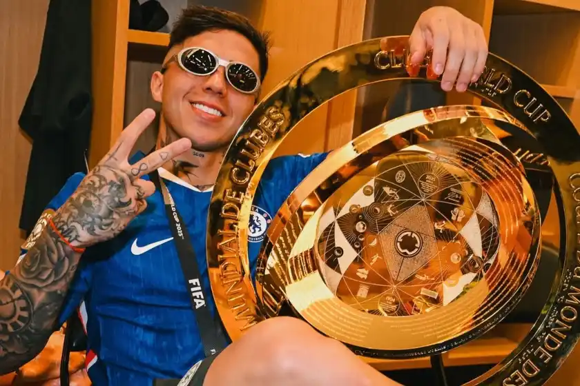 Enzo Fernández gritó campeón en el Mundial de Clubes y extendió una racha personal en finales internacionales