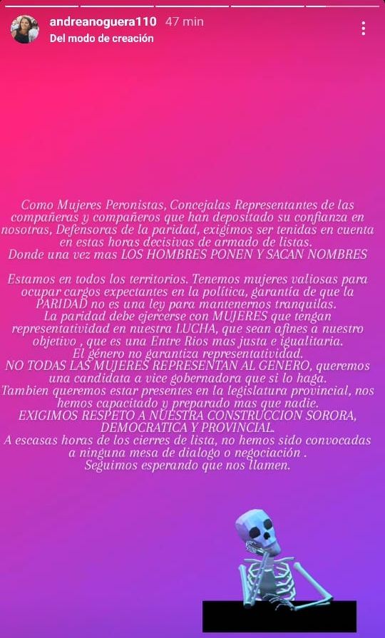 andrea noguera historia