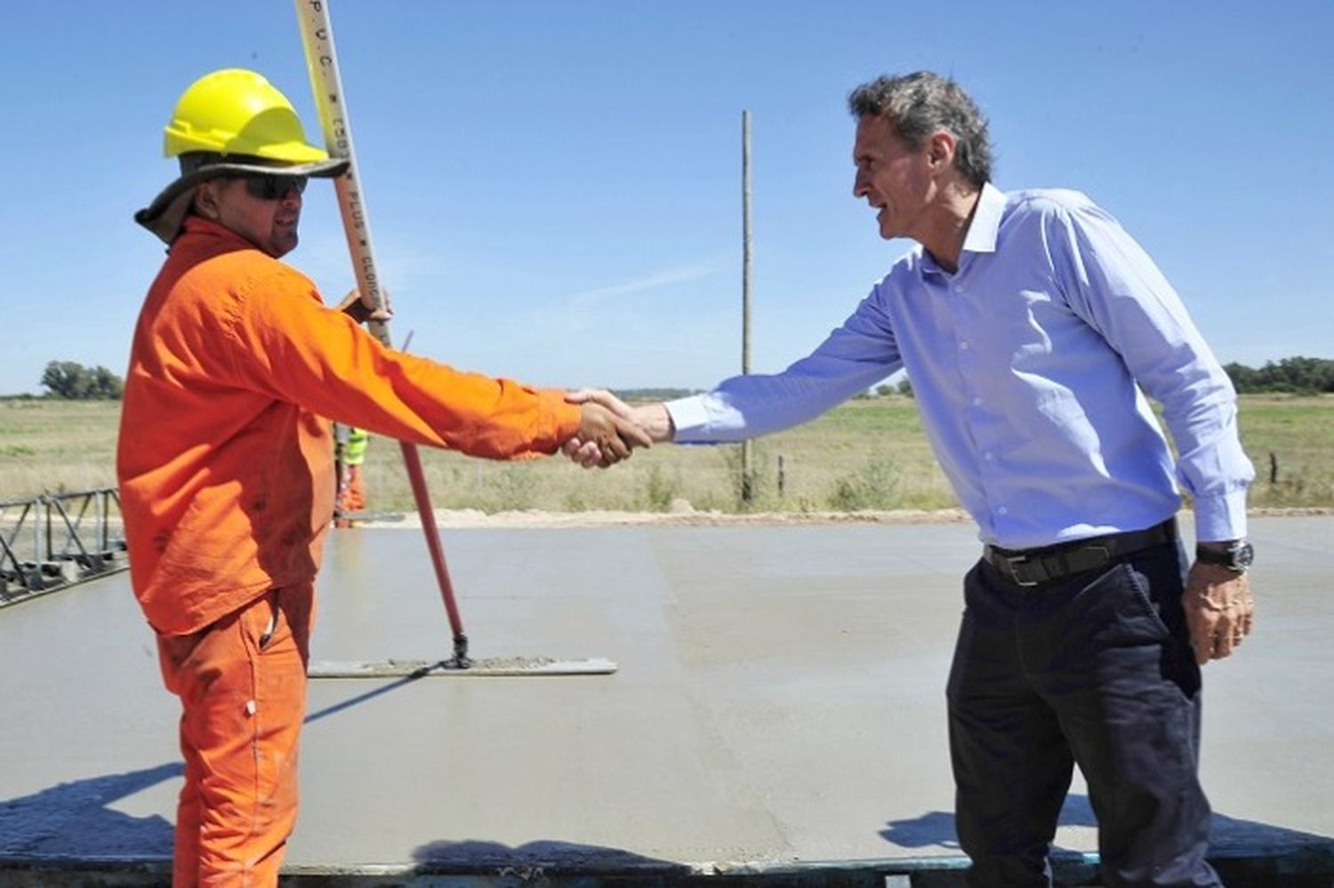 Katopodis en Brandsen: "Vamos a trabajar para tener las mejores rutas y caminos para el desarrollo de nuestra Provincia"