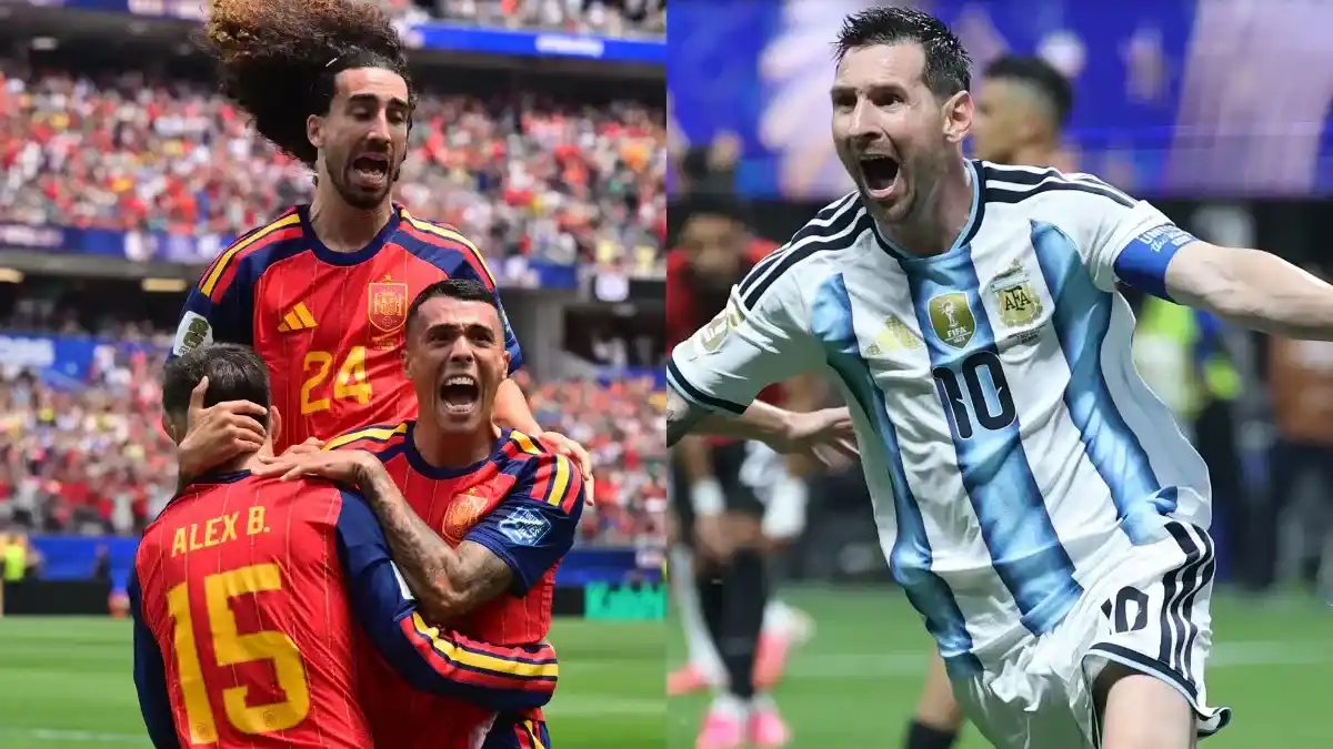 Confirmaron las camisetas que usarán la Selección Argentina y España en la final