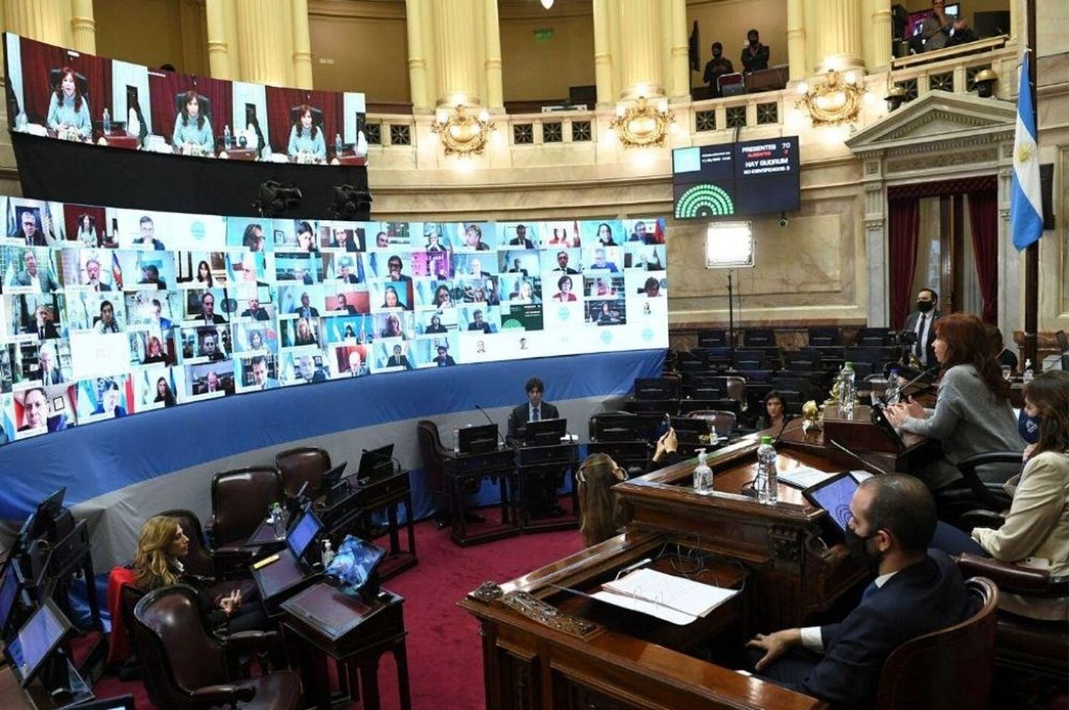 Se trata en el Senado el Aporte Solidario y la Ley del Manejo del Fuego