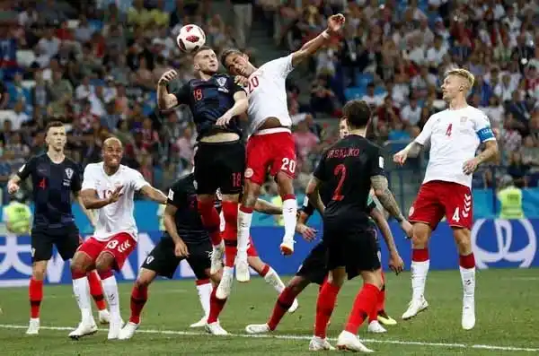Croacia le ganó a Dinamarca por penales