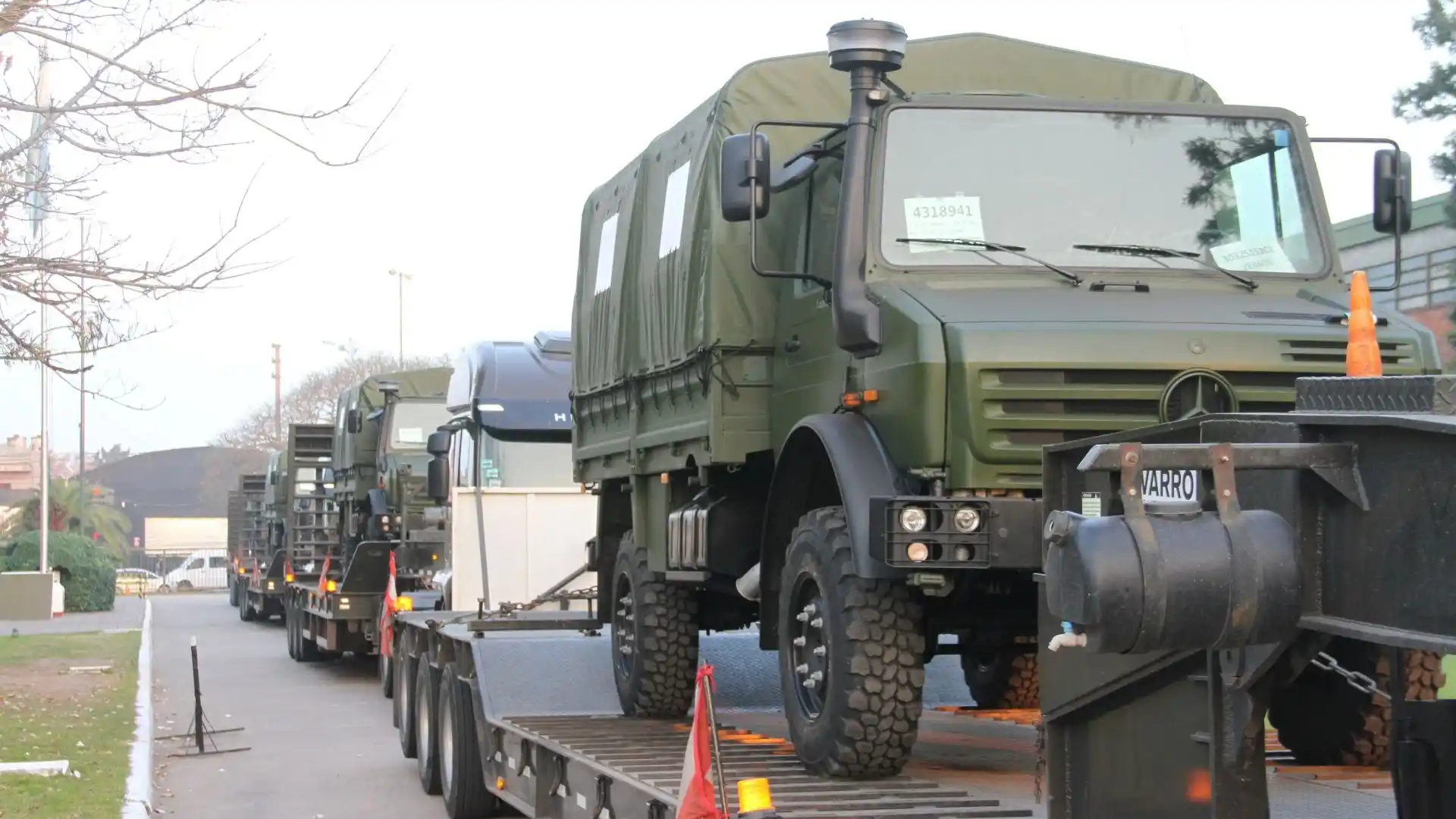 Llegaron al país los primeros Unimog U4000 destinados al Ejército Argentino
