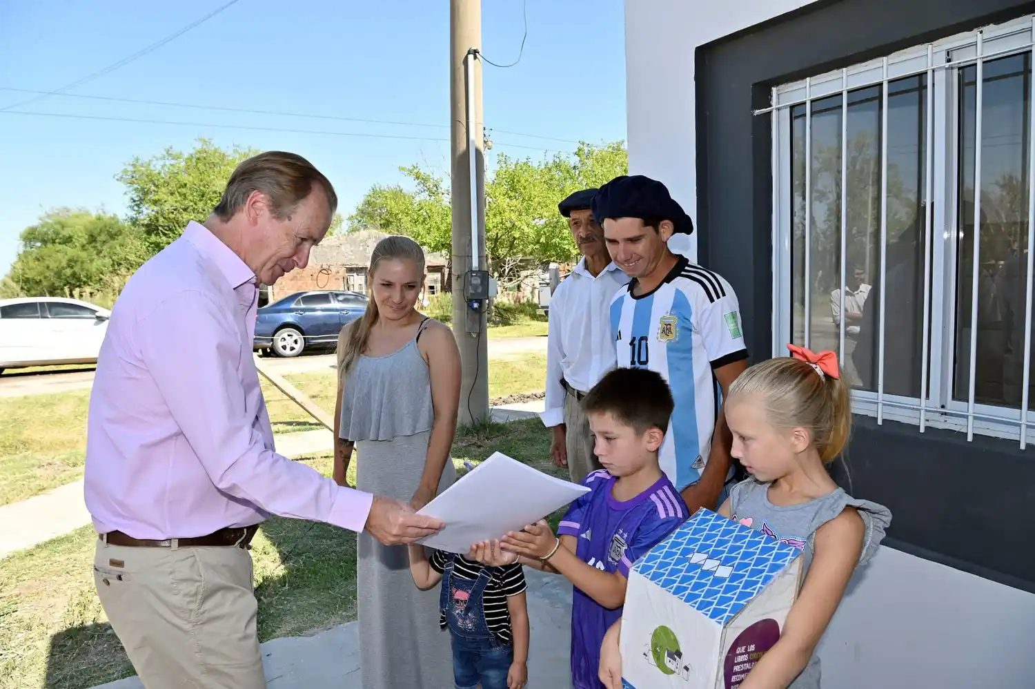 Bordet anunció la obra de gas natural para El Pingo en el marco del plan de desarrollo gasífero