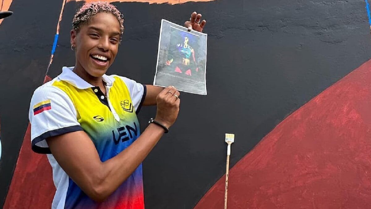 EN HONOR A YULIMAR ROJAS: elaboran el mural más grande del mundo ¿Dónde?