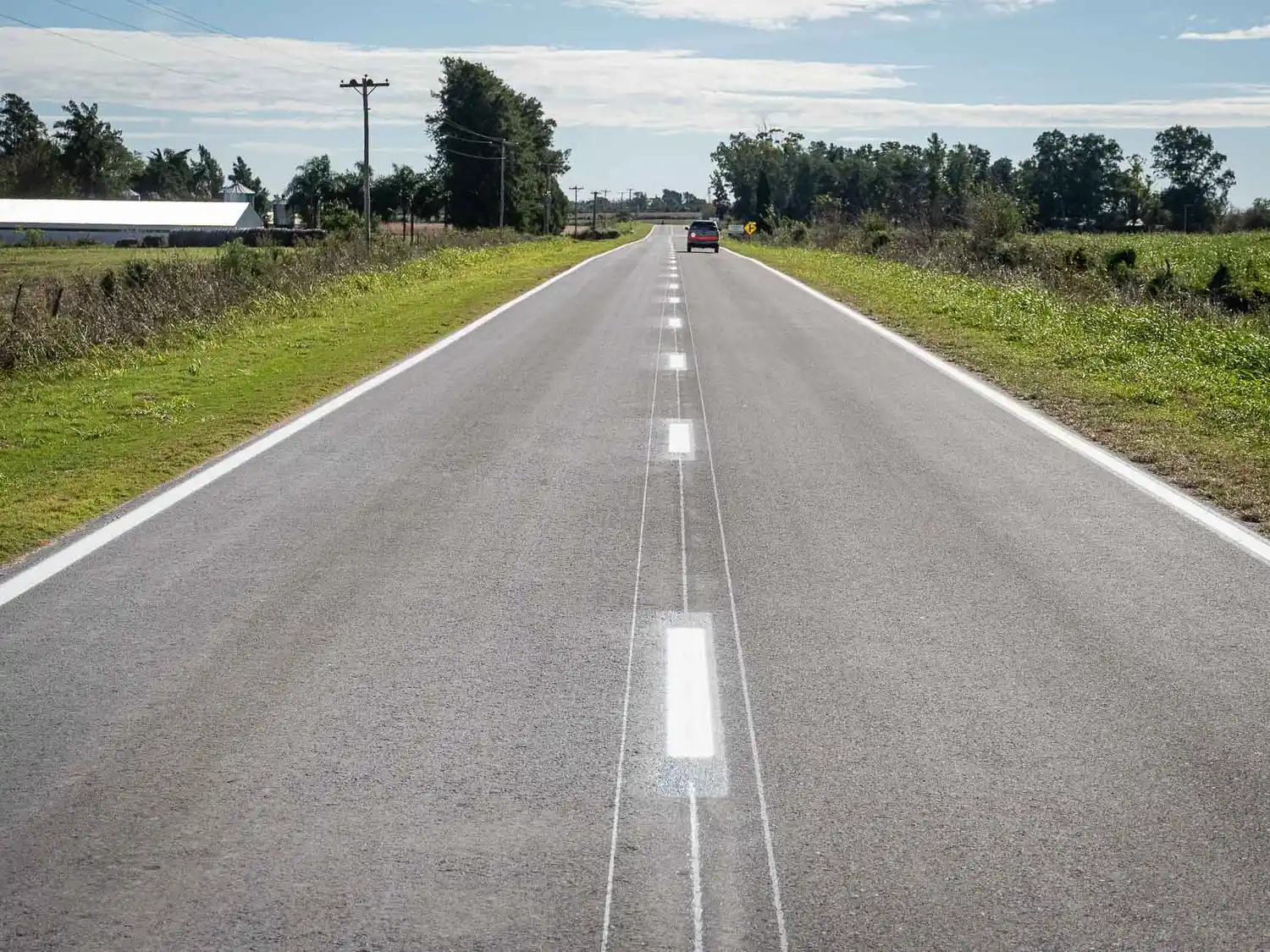 Avanzarán en finalizar la pavimentación de la ruta entre San Rafael y Santa Rosa con financiamiento provincial