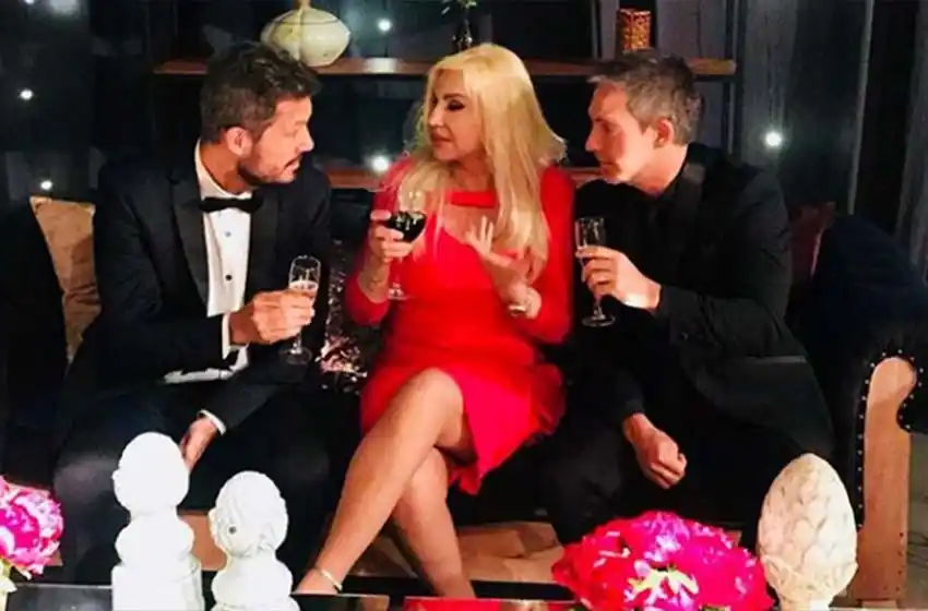 Susana, Suar y Tinelli, juntos